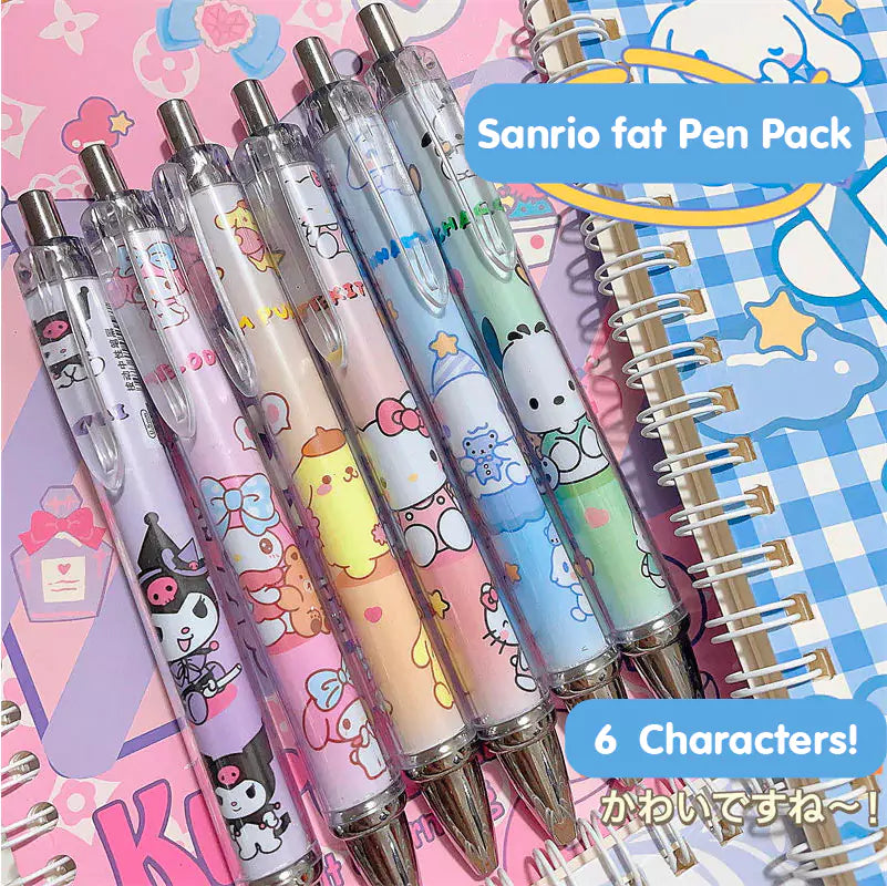 Sanrio Characters fat Pen Packs – In Kawaii Shop